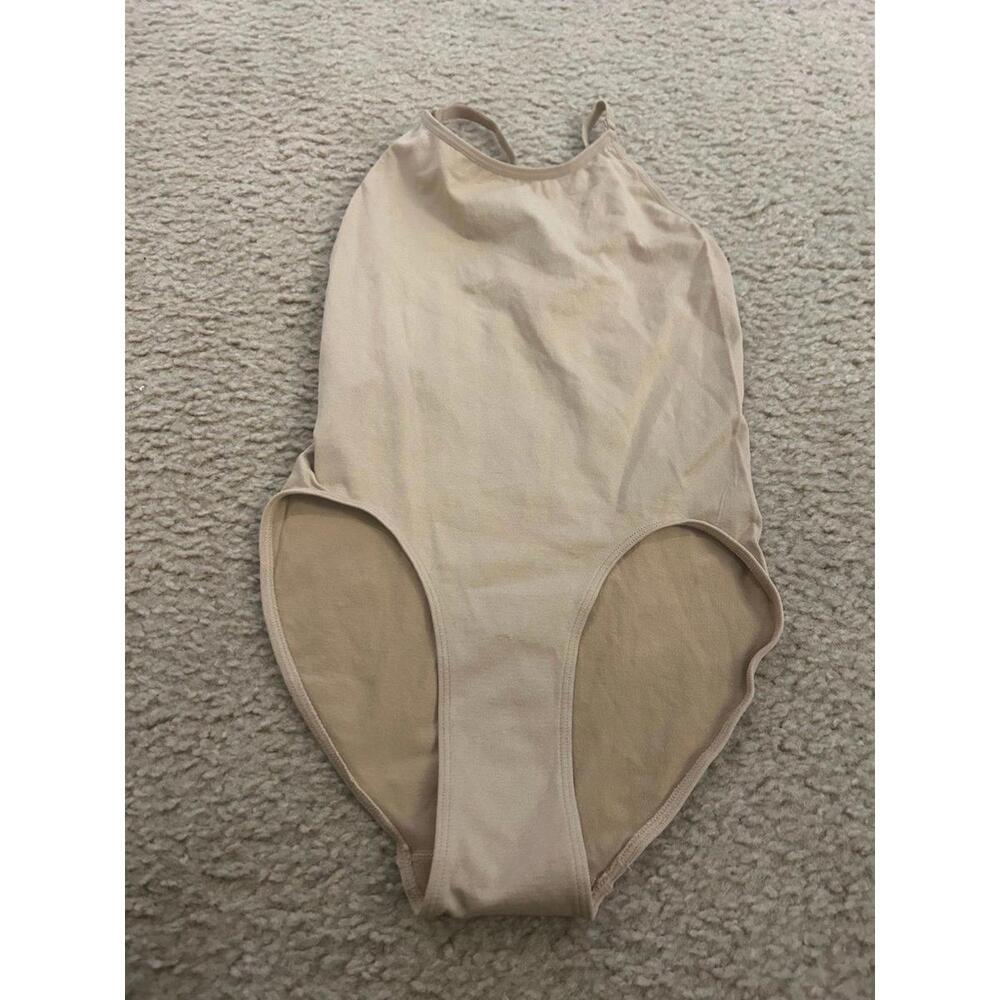 C34 body contouring bodysuit body suit small tan woman